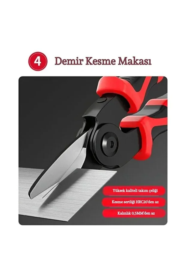 Olinman 5 Başlıklı Profesyonel Pense Seti - Resim 5