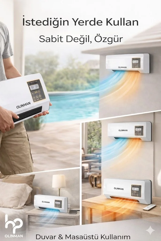 OLINMAN 1800W Isıtıcı & Soğutucu