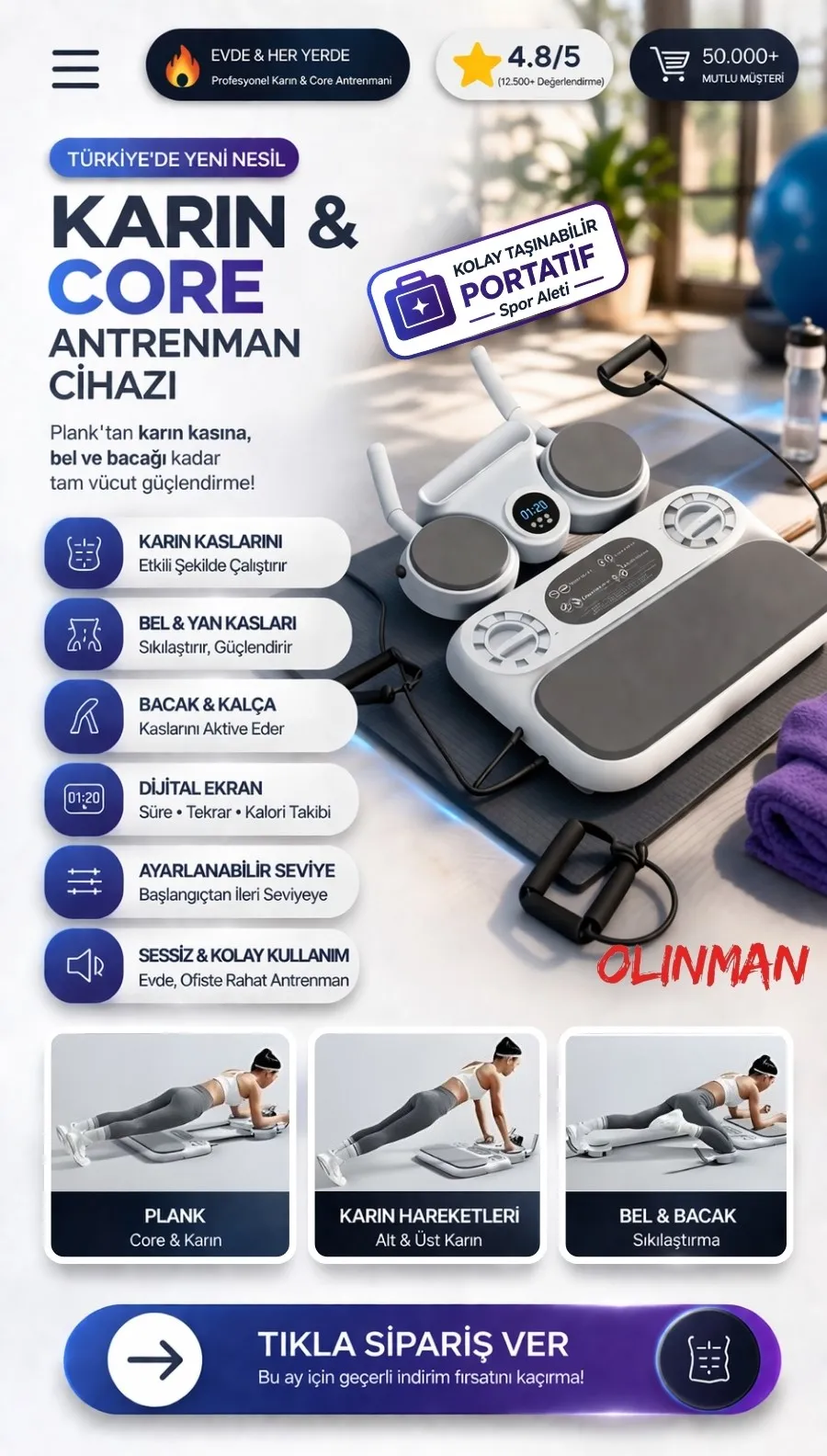 Olinman Fitness Aleti - Resim 1