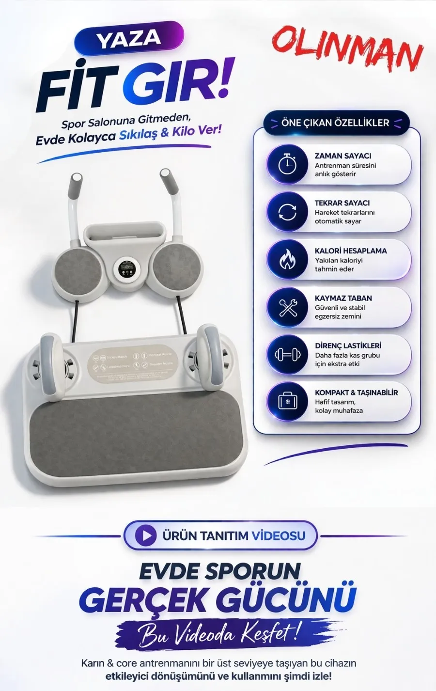 Olinman Fitness Aleti - Resim 2